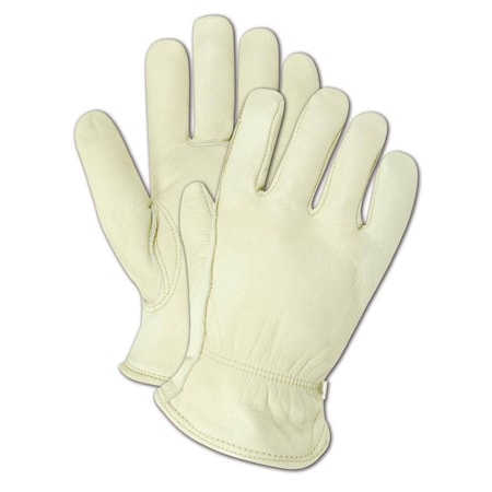 Magid Leather Drivers Gloves, Leather, Slip On Cuff, Keystone Thumb Thumb, L 12 PK TB582ET-L